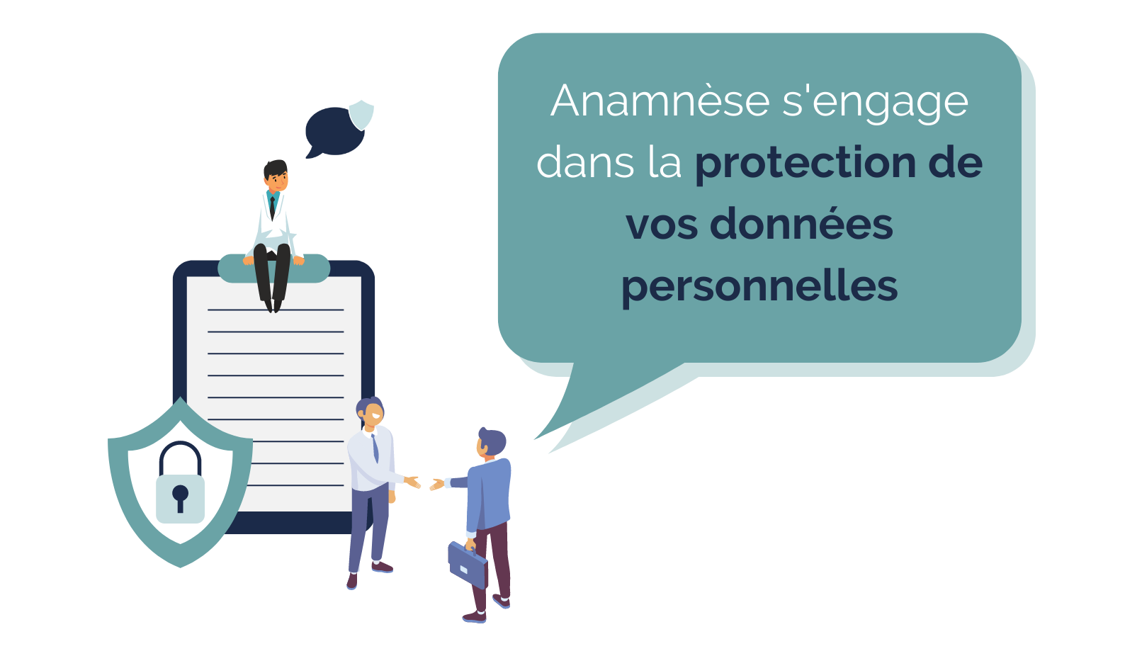 Anamnèse s'engage auprès des professionnels de santé, des patients et des managers à protéger leurs données